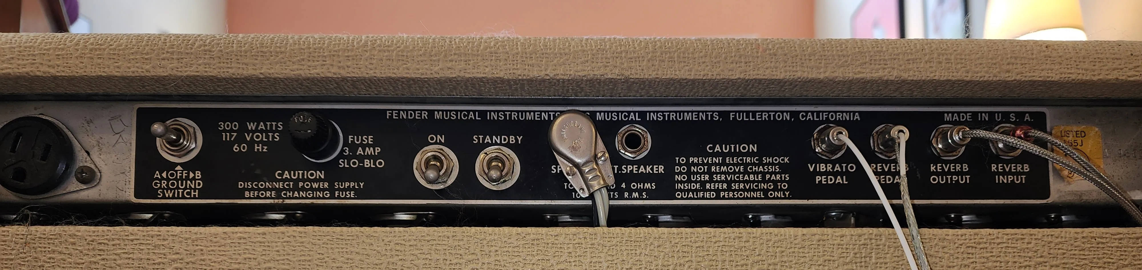 1963 Fender Twin Reverb — photo 2