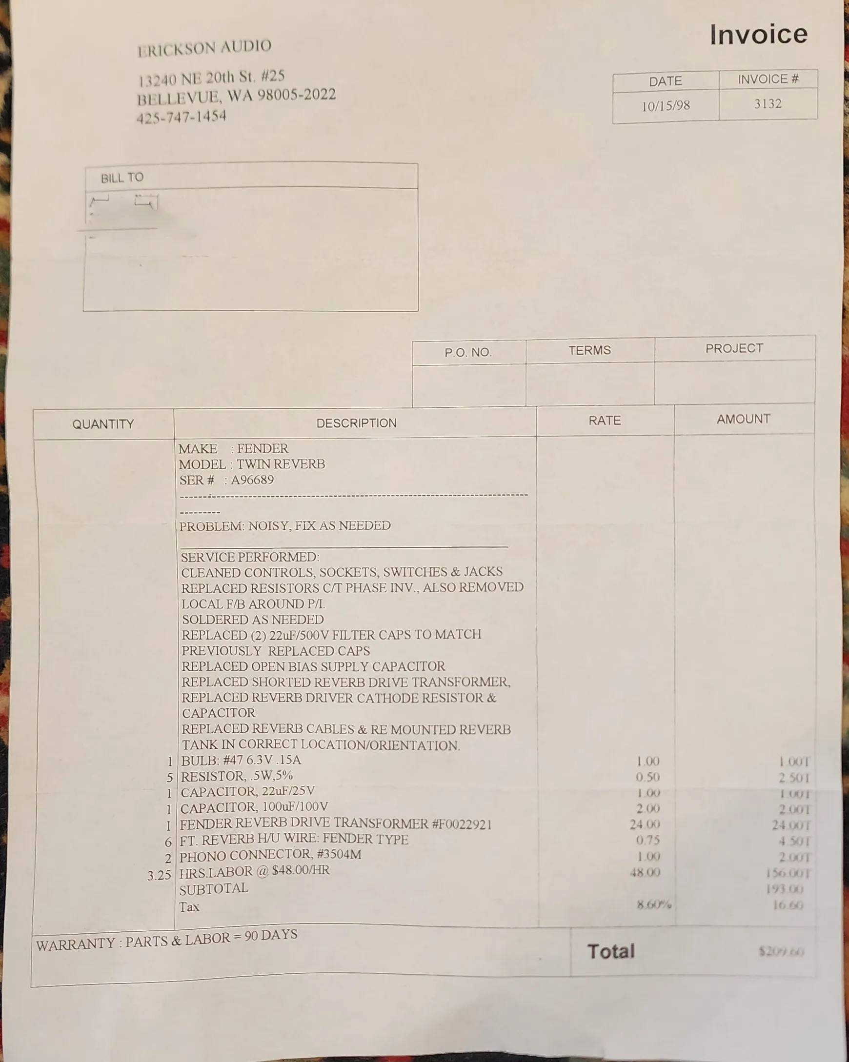 1963 Fender Twin Reverb — photo 11